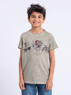 Garçon-T-shirt, polo, sous-pull-T-shirt-T-shirt manches courtes col rond pur coton noumarty garçon