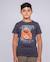 T-shirt col rond pur coton nitali garçon Blanc+Bleu marine+Gris 9 - vertbaudet enfant 