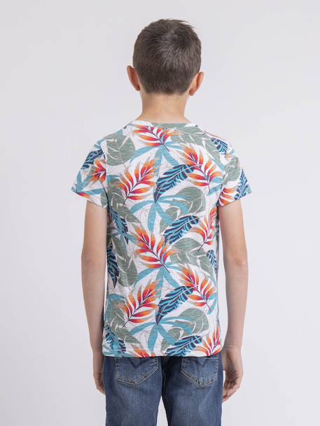 T-shirt col rond nirindo garçon Bleu+Vert 3 - vertbaudet enfant 