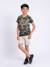 T-shirt manches courtes col rond pur coton niramax garçon Beige+Corail+Kaki 12 - vertbaudet enfant 