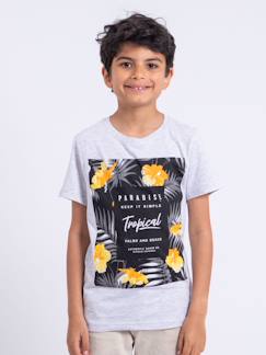Garçon-T-shirt, polo, sous-pull-T-shirt-T-shirt manches courtes col rond pur coton noctavio garçon