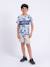 T-shirt manches courtes col rond pur coton noliba garçon Bleu royal+Kaki+Rouge 4 - vertbaudet enfant 