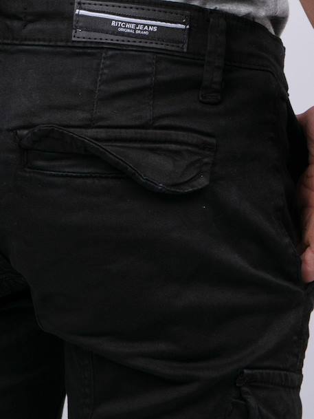 Pantalon battle vaour garçon Beige+Gris+Kaki+Noir 14 - vertbaudet enfant 