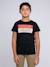 T-shirt col rond pur coton jadamix garçon Gris+Kaki+Noir 9 - vertbaudet enfant 