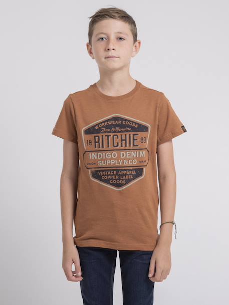 Garçon-T-shirt col rond pur coton jagny garçon