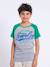 T-shirt manches courtes col rond pur coton nechin garçon Bleu marine+Rouge+Vert 9 - vertbaudet enfant 