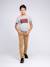 Pantalon 5 poches vaas garçon Beige+Bleu marine+Bordeaux+Kaki+Marron+Rouge brique+Vert 20 - vertbaudet enfant 