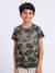T-shirt manches courtes col rond pur coton niramax garçon Beige+Corail+Kaki 9 - vertbaudet enfant 