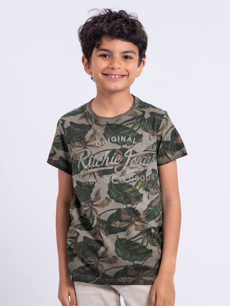 Garçon-T-shirt manches courtes col rond pur coton niramax garçon