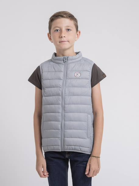 Doudoune sans manche zernes garçon ii Bleu acier+Bleu marine+Gris clair+Noir+Vert foret 9 - vertbaudet enfant 