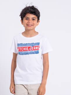 Garçon-T-shirt, polo, sous-pull-T-shirt manches courtes col rond pur coton nipeter garçon