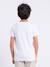 T-shirt manches courtes col rond pur coton nipeter garçon Blanc+Bleu marine+Jaune 2 - vertbaudet enfant 