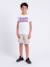 T-shirt manches courtes col rond pur coton nipeter garçon Blanc+Bleu marine+Jaune 4 - vertbaudet enfant 