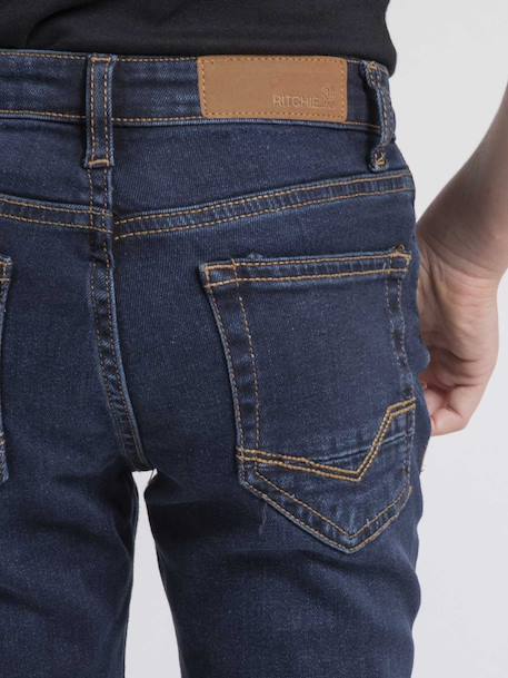 Jean coupe slim spoky garçon Bleu 3 - vertbaudet enfant 