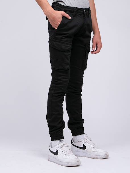 Pantalon battle vaour garçon Beige+Gris+Kaki+Noir 4 - vertbaudet enfant 