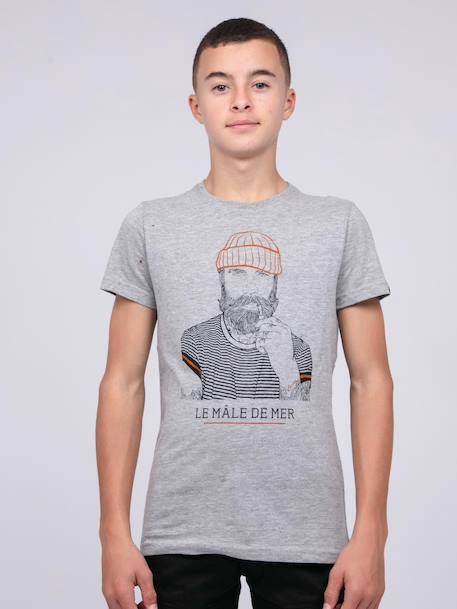 Garçon-T-shirt col rond pur coton japing garçon