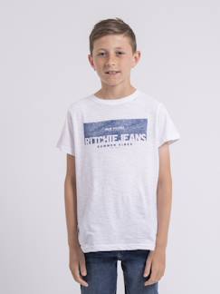 Garçon-T-shirt, polo, sous-pull-T-shirt col rond pur coton notelox garçon
