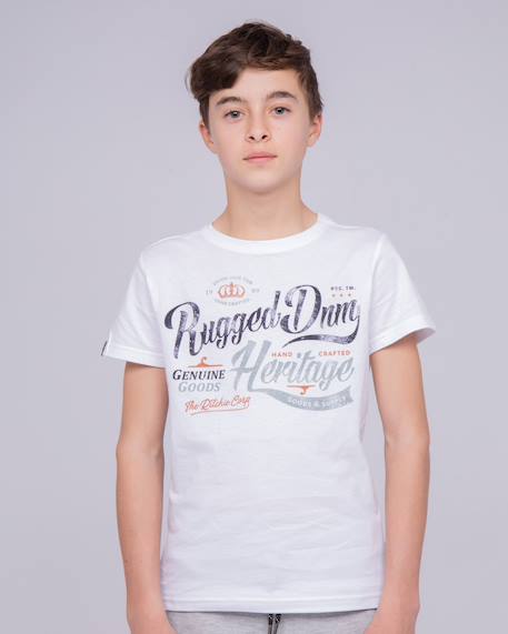 Garçon-T-shirt col rond pur coton niloman garçon