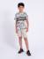 T-shirt manches courtes col rond pur coton noliba garçon Bleu royal+Kaki+Rouge 8 - vertbaudet enfant 