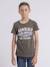 T-shirt col rond niroulio garçon Blanc+Kaki+Rouge 5 - vertbaudet enfant 