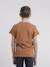 T-shirt col rond pur coton jagny garçon Bleu marine+Cognac+Gris 6 - vertbaudet enfant 