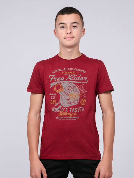 Garçon-T-shirt col rond pur coton jordy garçon