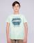 T-shirt col rond pur coton nibou garçon Blanc+Jaune+Vert 9 - vertbaudet enfant 