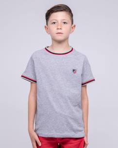 Garçon-T-shirt, polo, sous-pull-T-shirt-T-shirt col rond pur coton nobiwone garçon