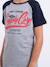 T-shirt manches courtes col rond pur coton nechin garçon Bleu marine+Rouge+Vert 3 - vertbaudet enfant 