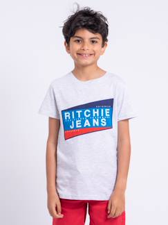Garçon-T-shirt, polo, sous-pull-T-shirt-T-shirt manches courtes col rond pur coton noblake garçon