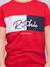 T-shirt col rond pur coton noware garçon Gris chine+Rouge 7 - vertbaudet enfant 