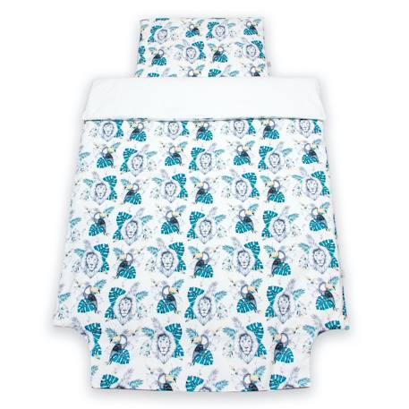 Parure de lit bébé en coton savana Savana, lion 1 - vertbaudet enfant 