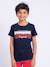 T-shirt manches courtes col rond pur coton nomary garçon Blanc+Jaune+Rouge 9 - vertbaudet enfant 
