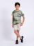 T-shirt manches courtes col rond pur coton nabane garçon Beige+Jaune+Kaki 4 - vertbaudet enfant 