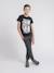 Pantalon molleton vercout garçon Gris foncé+Noir 4 - vertbaudet enfant 