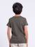 T-shirt manches courtes col rond pur coton neder garçon Blanc+Bleu marine+Kaki 10 - vertbaudet enfant 
