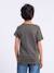 T-shirt manches courtes col rond pur coton nuplaton garçon Bleu marine+Gris clair+Kaki 10 - vertbaudet enfant 