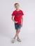 T-shirt col rond pur coton notelox garçon Blanc+Jaune+Rouge 12 - vertbaudet enfant 