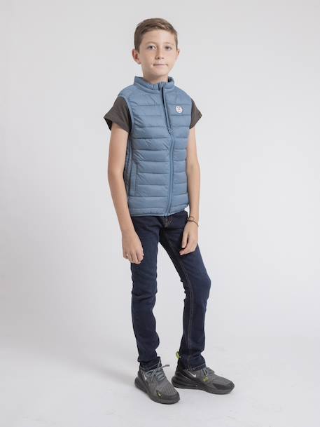 Doudoune sans manche zernes garçon ii Bleu acier+Bleu marine+Gris clair+Noir+Vert foret 4 - vertbaudet enfant 