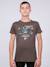 T-shirt col rond pur coton joumea garçon Bordeaux+Gris foncé+Kaki 9 - vertbaudet enfant 