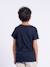 T-shirt manches courtes col rond pur coton neder garçon Blanc+Bleu marine+Kaki 6 - vertbaudet enfant 