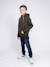 Sweat zippé capuche wamin garçon Beige+Gris clair+Kaki+Vert+Violet 12 - vertbaudet enfant 