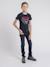 T-shirt col rond pur coton jacraig garçon Bleu marine+Bordeaux+Kaki 4 - vertbaudet enfant 