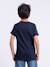 T-shirt manches courtes col rond pur coton nuplaton garçon Bleu marine+Gris clair+Kaki 6 - vertbaudet enfant 