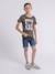 T-shirt col rond nipagolo garçon Blanc+Bleu marine+Kaki 12 - vertbaudet enfant 