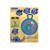 Balle sauteuse gonflable electronique Stitch 45cm, avec billes lumineuses colorées intégrées, pompe manuelle incluse Bleu 3 - vertbaudet enfant 