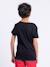 T-shirt manches courtes col rond pur coton noblake garçon Blanc+Gris clair+Noir 10 - vertbaudet enfant 