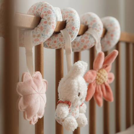 Spirale d'activité little farm Multicolore+Rose, beige+Rose, beige, bois 8 - vertbaudet enfant 