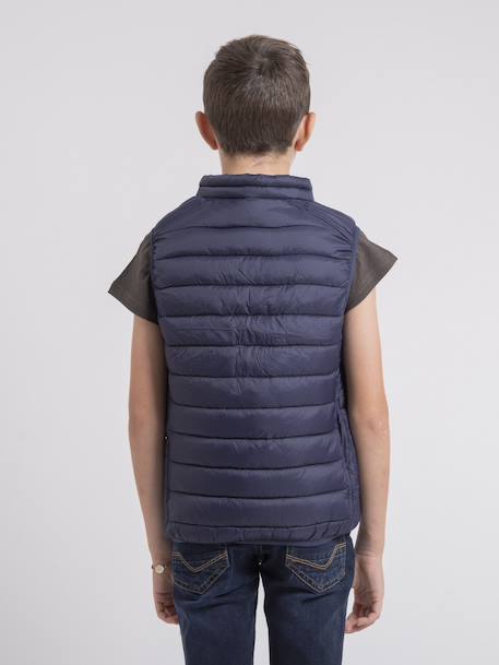 Doudoune sans manche zernes garçon ii Bleu acier+Bleu marine+Gris clair+Noir+Vert foret 6 - vertbaudet enfant 