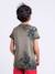 T-shirt manches courtes col rond pur coton nerwik garçon Beige+Kaki 6 - vertbaudet enfant 